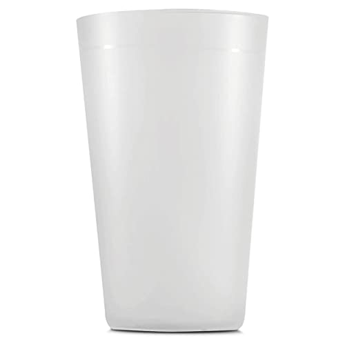 HA MARKET Lot de 50 Gobelets Durables et Réutilisables Transparents - Capacité 30cl - Plastique Polypropylène Rigide - Idéal pour un Anniversaire, Cocktail, Mariage...