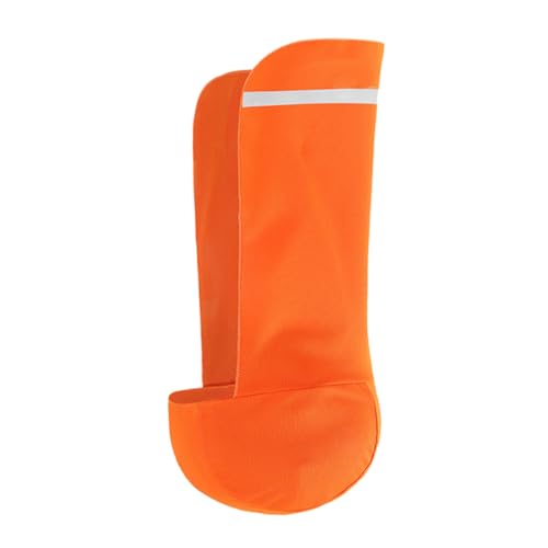 BESTonZON Reflective Long Tail Beanie Cap for Night Riding Comfortable Polyester Cycling Hat with Sunshade Neck Protection Enhanced Visibility for Outdoor Activities Stylish Lightweight