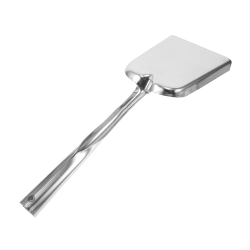 UKCOCO Pala De Acero Inoxidable para Cenizas Herramientas para Plantar Pala para Descongelar Pala para Cavar Accesorios para Fogatas Pala Multiusos Portátil Pala para Desmalezar