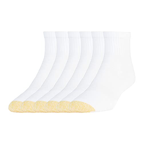 GOLDTOE Men's Tech Ankle Socks, 6-Pairs