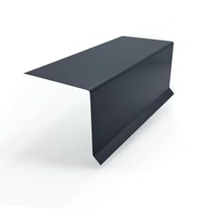 Designbleche Ortgangblech Anthrazit 200cm Zuschnitt 250mm