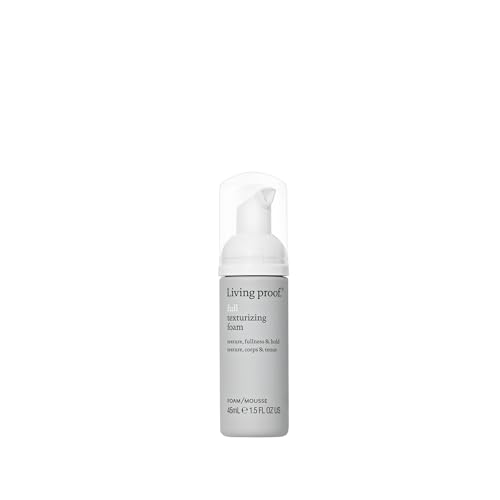 Living Proof Full Texturizing Foam | Voluminisierender Trockenschaum, sorgt fĂĽr Textur und Struktur beim Styling | Idealer Hitzeschutz | Cruelty Free, ohne Silikone, Parabene, Sulfate | 45ml