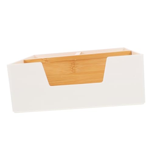 CIYODO Tea Bag Organizer with Compartments Compact Coffee and Sugar Packet Storage Box for Home Office Kitchen and Coffee Bar Use