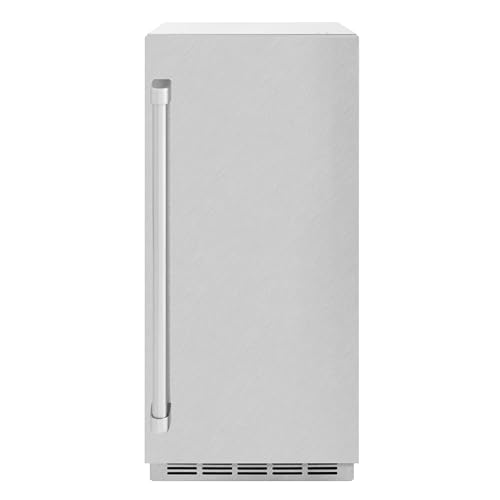 ZLINE 15 in. Touchstone Clear Cube Ice Maker with Drain