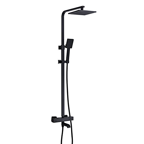 Robinet de douche thermostatique noir pour stopper les variations de température - 2