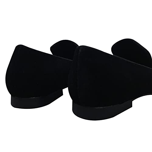 F.N.JACK Loafers for Men - Velvet Loafer with Embroidered Snake Logo Flat Shoes - Mens Slip On Loafers4