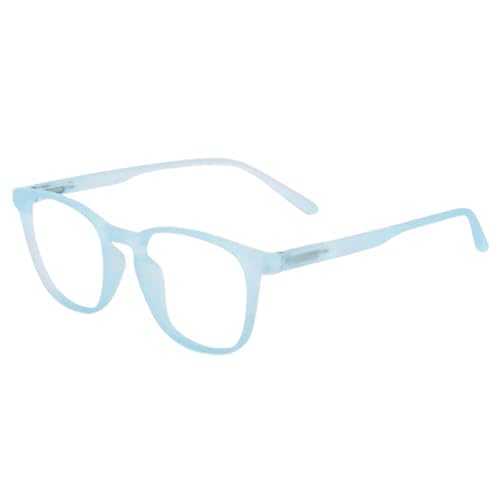 Unisex Blue Light Blocking Eyeglasses Frame for Men & Women | Zero Power Computer Reading Glasses | UV Protection | Lightweight Stylish Eyewear | Medium Size (13.5 cm x 14 cm)-image-0