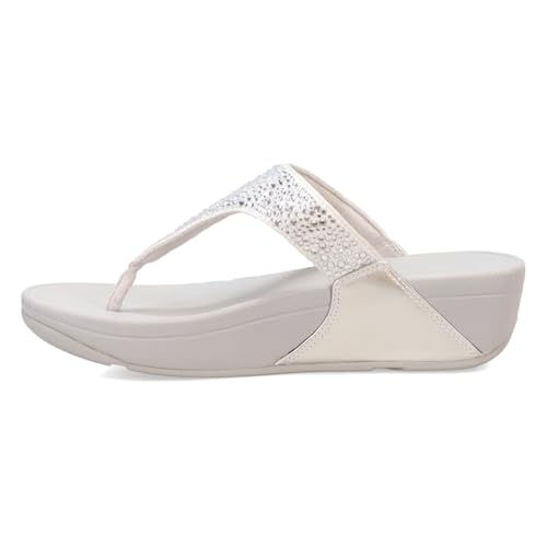 Image of FitFlop Women's LULU Crystal Embellished Toe-Post Sandals