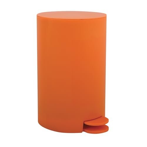 MSV - Poubelle à cosmétiques Modèle Osaki - 3 litres - Couvercle - Poubelle à Pédale pour Toilettes Salles de Bain - Compact - Petit Espace - avec...