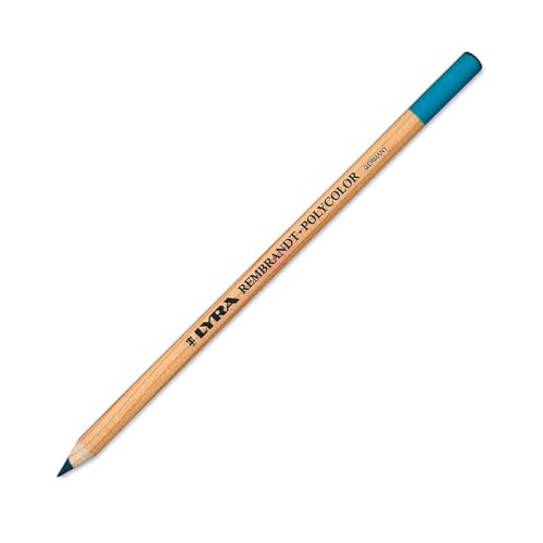 Lápiz artístico LYRA Rembrandt Polycolor azul pavo real miniatura 1