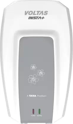 Voltas Insta+ 3 L 5 Star Vertical Mounting 3000W Water Heater (Copper, 2023 Model, Insta+ 3IPBGY, White)