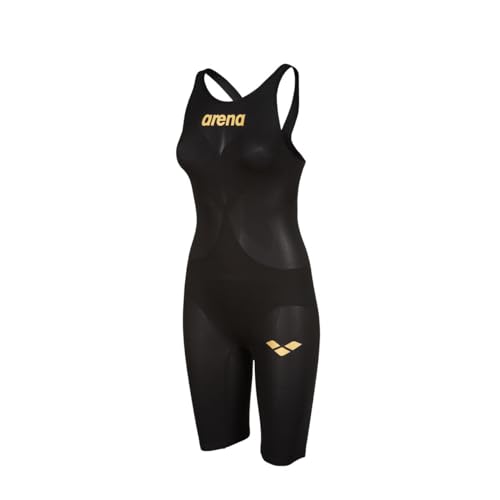 ARENA - ARENA Powerskin Carbon Air² 2 Femme - Black - Black Gold - Dos Ouvert - Combinaison Compétition Femme 40
