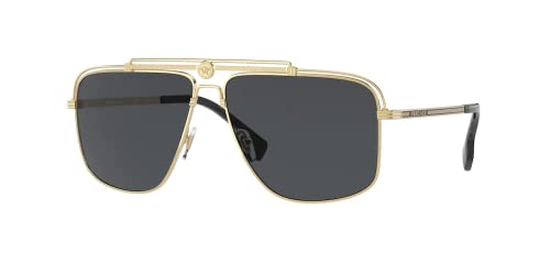 Versace VE2242 Rectangular Sunglasses for Men +BUNDLE with ACCESSORY EYEWEAR KIT