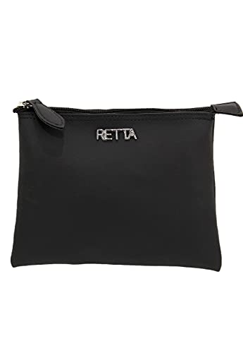 Kit 4 Peças Bolsas Feminina Sacola Retta Oficial Preta