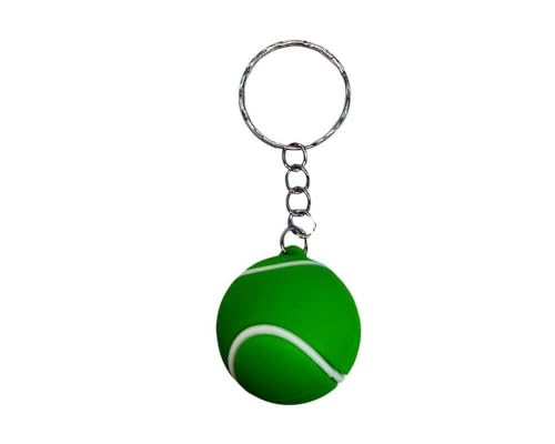 Chaveiro Bola de Tênis Lembrancinha Tema Esportivo para Mochilas e Chaves