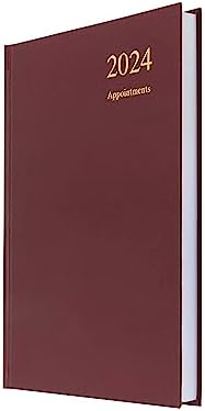 Collins Debden Collins Essential A4 Diary 2024 Daily Planner - 2024 Page A Day Diary, Journal & 2024 Planner - Business, Office, Academic and Personal Use - A4 Size (Blue)