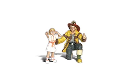 Fireman Bill & Betsy G Scale Woodland Scenics