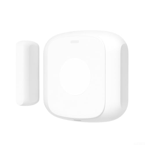 Capteur WiFi sans fil pour porte et fenêtre, dispositif de sécurité domestique intelligent ABS pour contrôle par application Tuya, alertes en temps réel, compatible avec Alexa et systèmes de maison