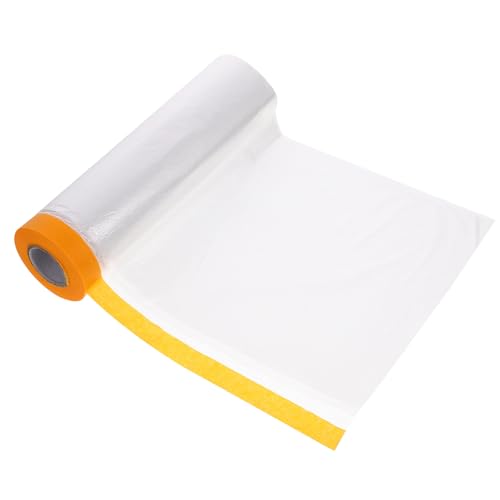 Ciieeo Kit de Aislamiento de Ventanas para Invierno 1,5x20 M, Película Transparente Pe Retráctil con Cinta de Posicionamiento, Película Térmica y Resistente al Viento para Climatización
