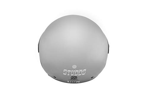 Image of Studds CUB Half Helmet (Silver Grey, L)