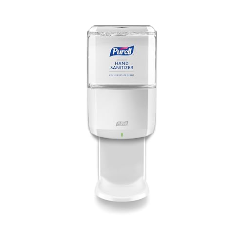 PURELL ES6 Automatic Hand Sanitizer Dispenser White Compatible with 1200 mL PURELL ES6 Automatic Hand Sanitizer Refills (Pack of 1) - 6420-01