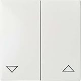 Elso 273800 Wippe Jalousietaster Paar Joy, perlweiß