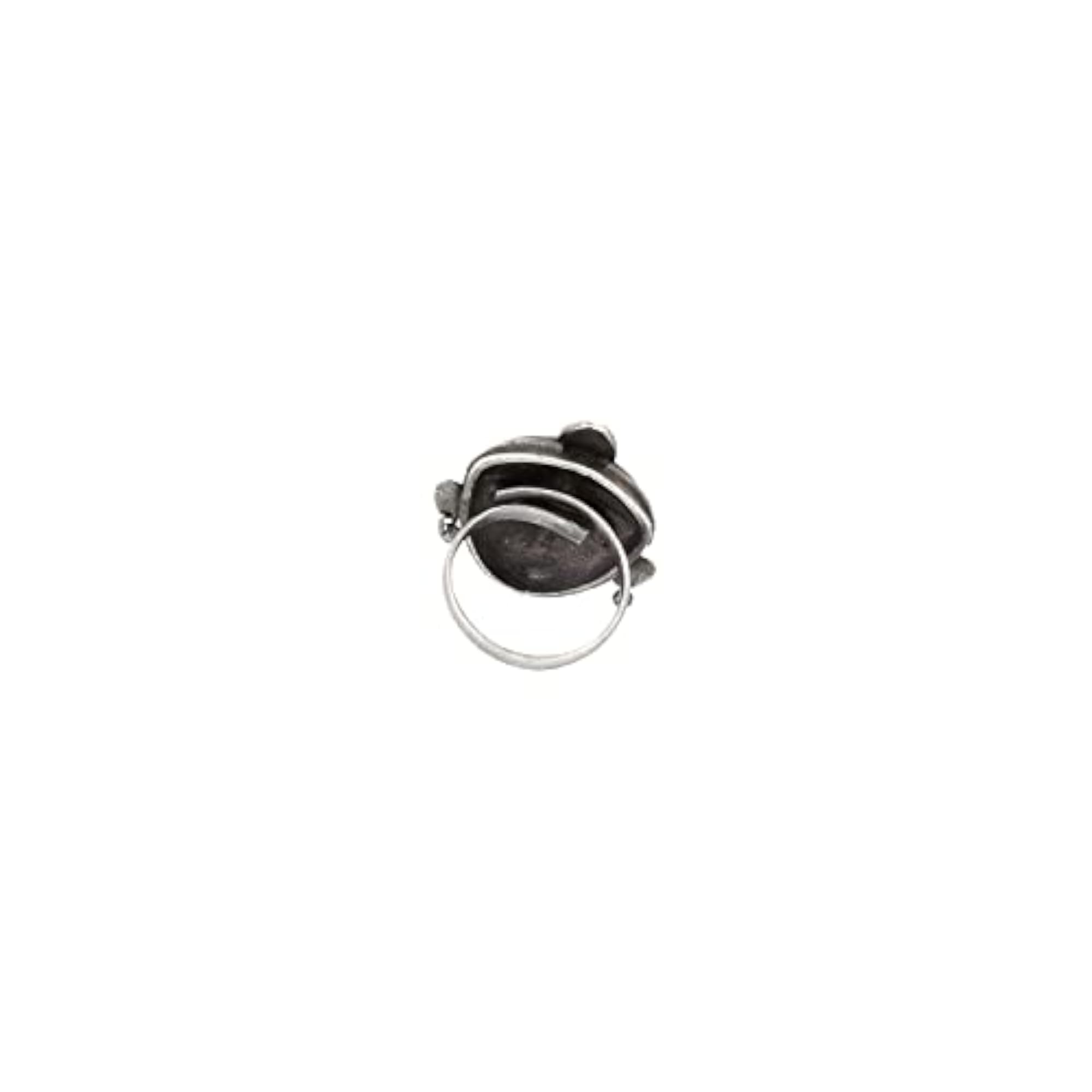 Sauhrida Silver Oxidised Ring for Women