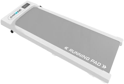 （12:30時点） BARWING(バーウィング) ランニングパット ルームランナー ハンドル無し MAX10km/h MAX12km/hランニングマシン ウォーキングマシン ランニングマシーン トレッドミル ルームランナ ランニングましーん家庭用 ホームジム 健康器具 家庭用 静音 電動 折り畳み 高齢者 防音 マット (02. ホワイト MAX10km/h)