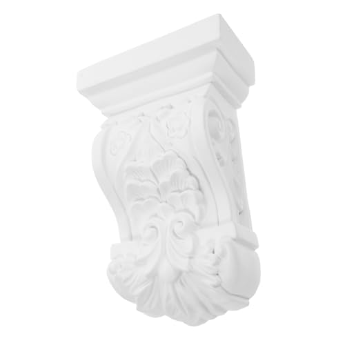 VICASKY Statua in Imitazione Per Decorazione Da Parete Per Focolare Da Parete Stile Romano Colonna Decorativa Architettonica Per Casa Edificio Angolo Mensola Tradizionale