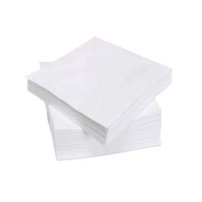 Serviette de tabvle - Serviette Papier - Serviettes en Papier - Servietter de Table Papier - Serviette Pure ouate Blanche 2 Plis 38x38cm - Carton de 1800