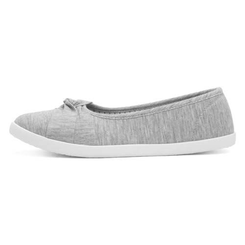 Lilley Womens Grey Slip On Canvas Shoe - Size 6 UK - Grey