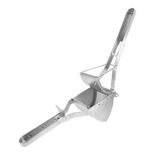 PRETYZOOM Effortless Mashing Potato Press Stainless Steel Multipurpose Handheld Masher for Potatoes Veggies Fruits Baby Food Tool