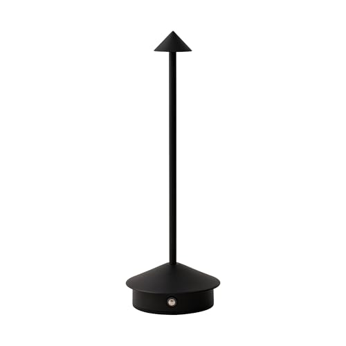Lampe de bureau LED design noir mat rechargeable haute qualité