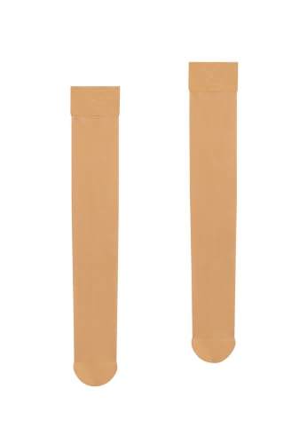 Image of Wolford Individual 10 Denier Knee-Highs Transparent For Women Sheer With Exceptional Smooth Soft Stretchable Comfort Band.