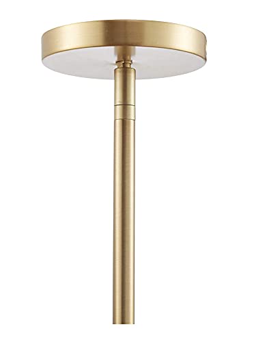 Ousika Chandelier Modern Circle Chandelier Light Bulbs Ceiling Lamp Natural Seashell Light For Kitchen Living Room Bedroom Light #TOP5