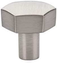 Emtek 86457US15 Urban Modern 1-1/8 Diameter Mod Hex Geometric Knob (10 Pack) - Satin Nickel