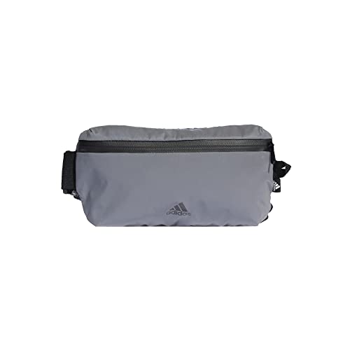 adidas Bolsa de cintura esportiva, unissex adulto, refletivo/preto (multicolorido), tamanho único, r