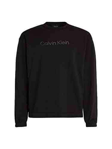 Calvin Klein Sweatshirt PW Pull en maille de coton noble et finitions premium
