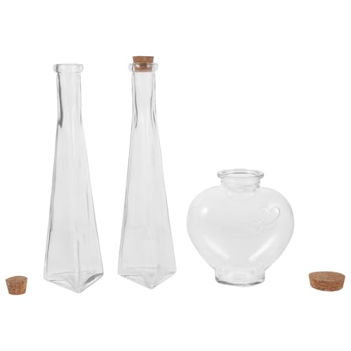 Bouteilles décoratives transparentes mariage CLISPEED pour loisirs DIY - 2
