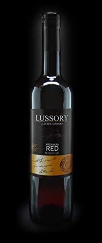 Lussory Premium Tempranillo Alcohol Removed 0.0% Dealcoholized Red Alternative From Spain, Low Calories, Low Sugar, Halal Certified (750Ml, 1 Bottle) #TOP6