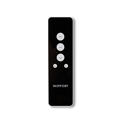 Weffort Motorized Blinds Accessories 15-Channel Hand Held Remote,Black