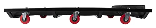 Performance Tool W85015 36" X 17" Low Profile 6 Swivel Caster Automotive Creeper With Padded Headrest,Black #TOP1