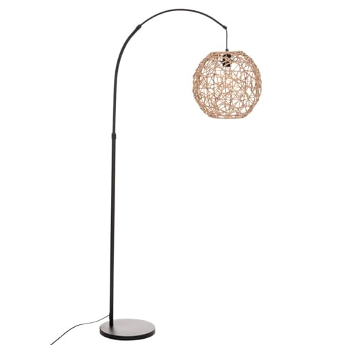 Atmosphera - Lampadaire arc Raahe - noir - métal H180 cm