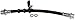 Dorman H622401 Brake Hydraulic Hose for Select Jeep Models