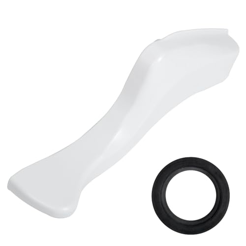 Image of RV Toilet Foot Pedal Compatible with Thetford Aqua Magic Style II and Residence High Profile Camper Toilet Flush Pedal with Flange Seal Gasket Kits Replaces 42067