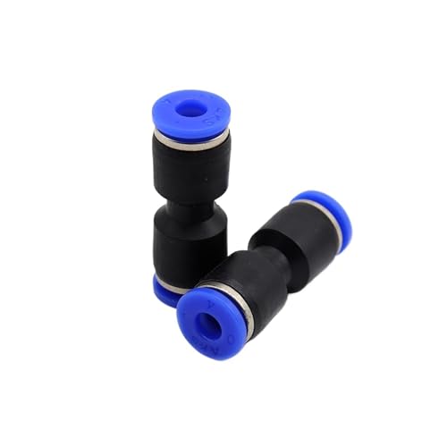 Conector reductor de manguera de 16 mm, unión recta de plástico para flujo de agua estable 2