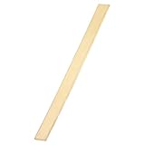 QUARKZMAN 1 Stk Messing Flachstange 0.2"x0.79"x12" Quadratmetall Volle Messingstangen Für Messermachen DIY Handwerke Architektonische Dekoration Industrie Wärmeleitfähigkeit