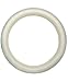 FloraCraft Extruded CraftFōM Wreath 1.9 Inch x 13.8 Inch White