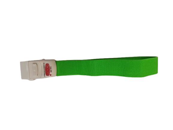 Image of DESCO Surgical Tourniquet Elastic Belt for Blood Collection with Plastic Buckle Pack of 1 (Green)