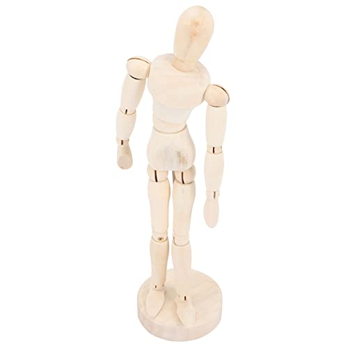 HOODANCOS Drawing Model Hand Painting Wooden Mannequin Toy Wooden Figures Portable and Lightweight Decorative for Home